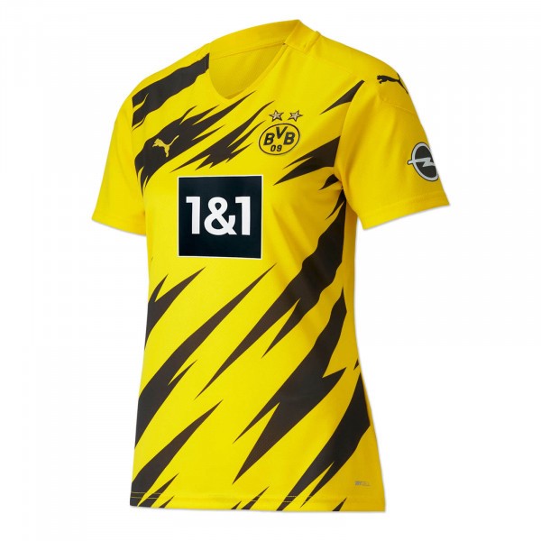 Camiseta Borussia Dortmund Primera Mujer 2020-2021 Amarillo